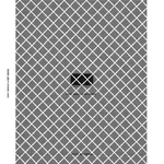 Schumacher 82763 Bamboo Trellis Indoor/Outdoor Black fabric swatch