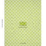 Schumacher 82760 Bamboo Trellis Indoor/Outdoor Leaf fabric swatch
