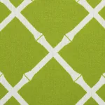 Schumacher 82760 Bamboo Trellis Indoor/Outdoor Leaf fabric swatch