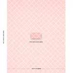Schumacher 82761 Bamboo Trellis Indoor/Outdoor Pink fabric swatch