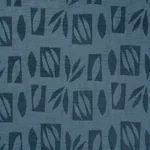 Schumacher 85880 Banana Leaf Cutout Blue fabric swatch