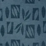 Schumacher 85880 Banana Leaf Cutout Blue fabric swatch