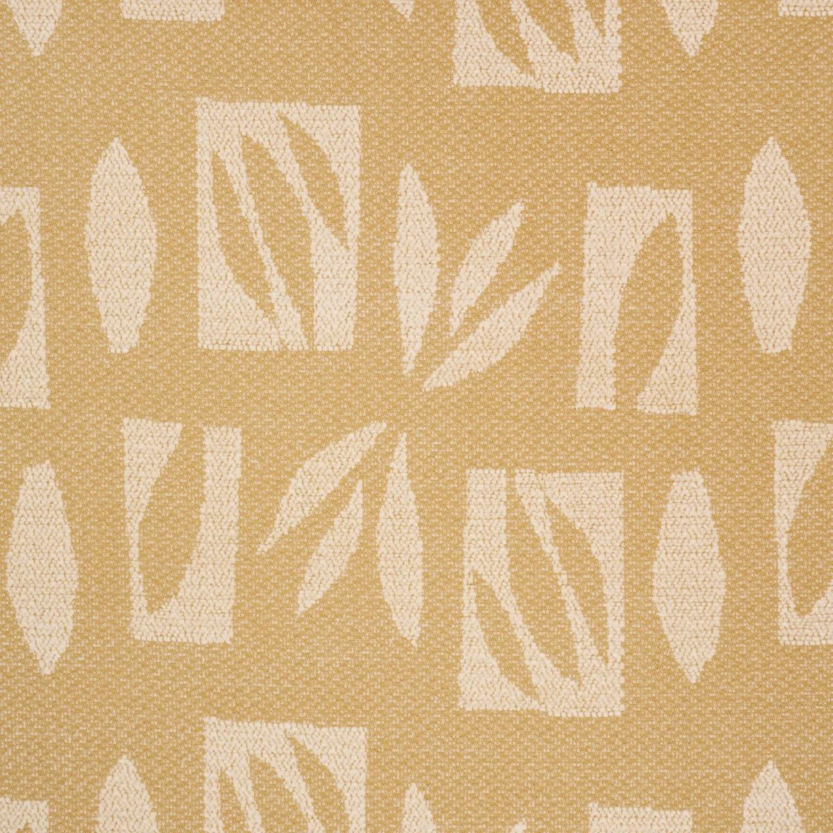 Schumacher 85881 Banana Leaf Cutout Cream fabric swatch