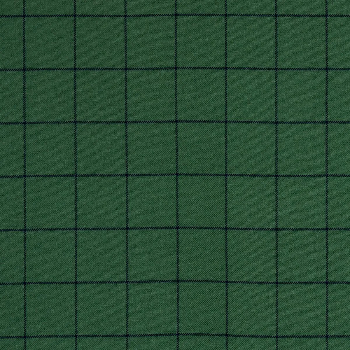 Schumacher 66776 Bancroft Wool Plaid Green fabric swatch