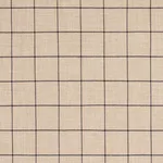 Schumacher 66775 Bancroft Wool Plaid Ivory fabric swatch