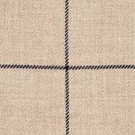 Schumacher 66775 Bancroft Wool Plaid Ivory fabric swatch