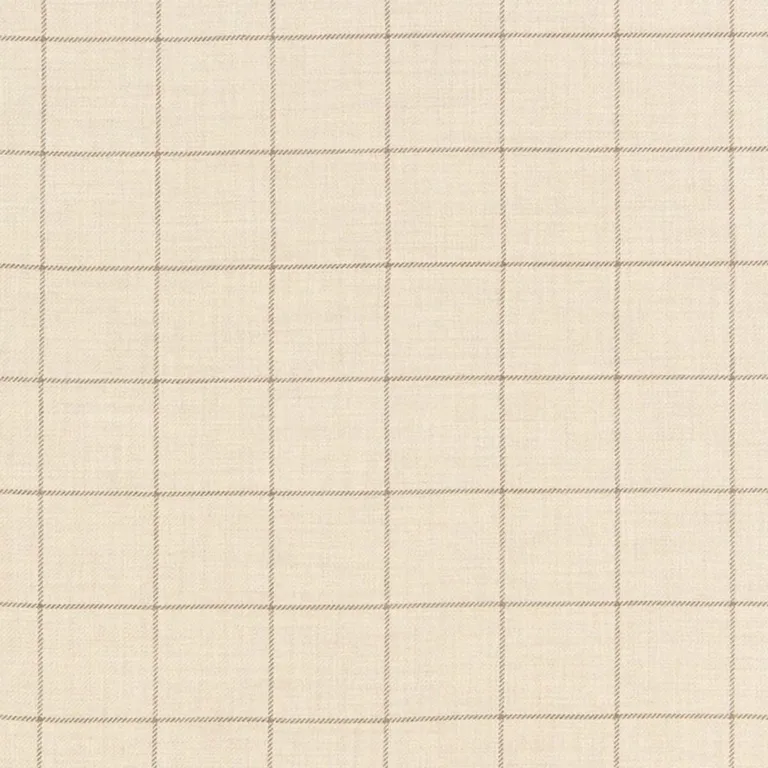 Schumacher 66771 Bancroft Wool Plaid Malt fabric swatch