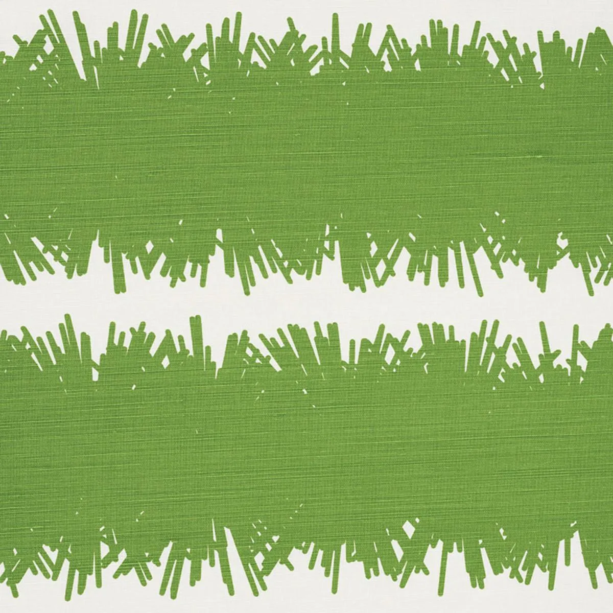 Schumacher 177121 Bang Green fabric swatch