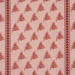 Schumacher 182602 Bangalore Imagination Rose fabric swatch