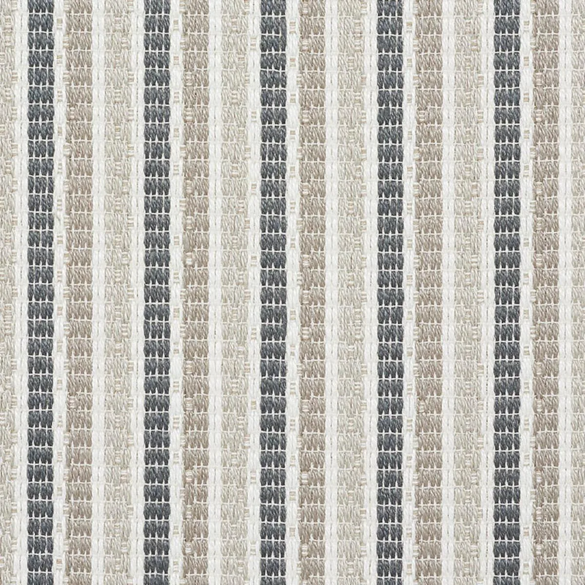 Schumacher 76640 Barbary Stripe Indoor/Outdoor Natural fabric swatch