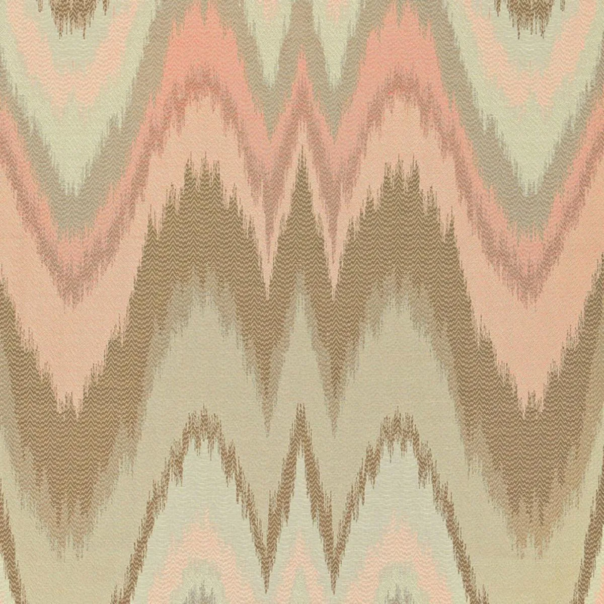 Schumacher 67171 Bargello Blush Conch fabric swatch