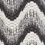 Schumacher 73441 Bargello Wave Graphite fabric swatch