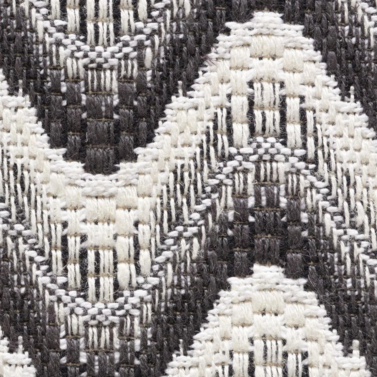 Schumacher 73441 Bargello Wave Graphite fabric swatch