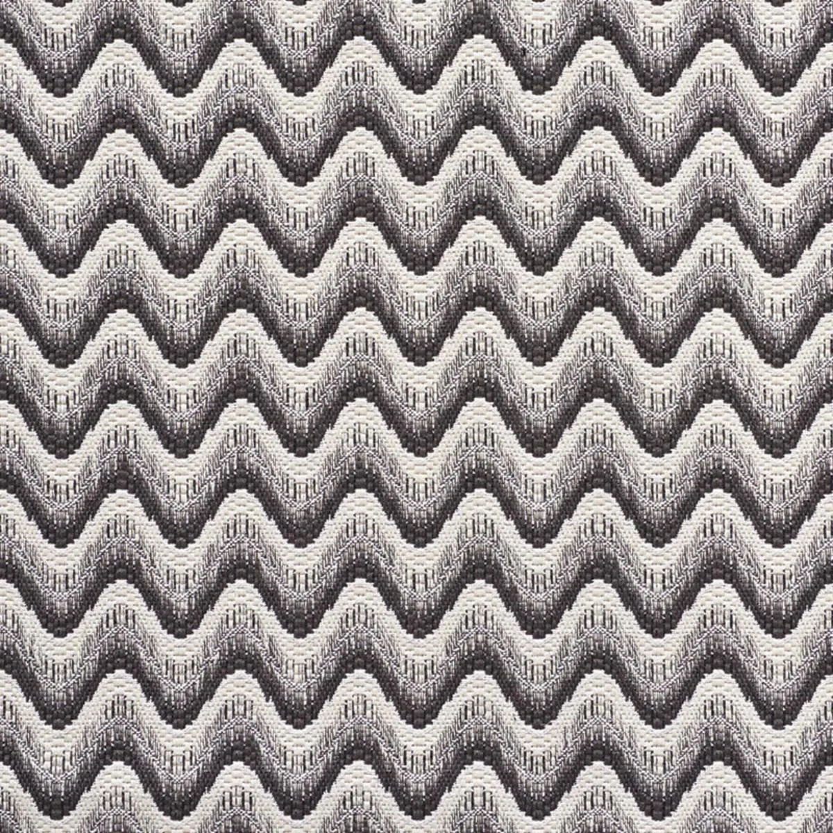 Schumacher 73441 Bargello Wave Graphite fabric swatch