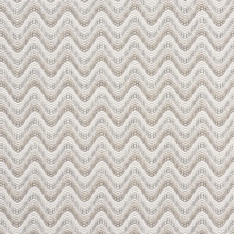 Schumacher 73442 Bargello Wave Natural fabric swatch