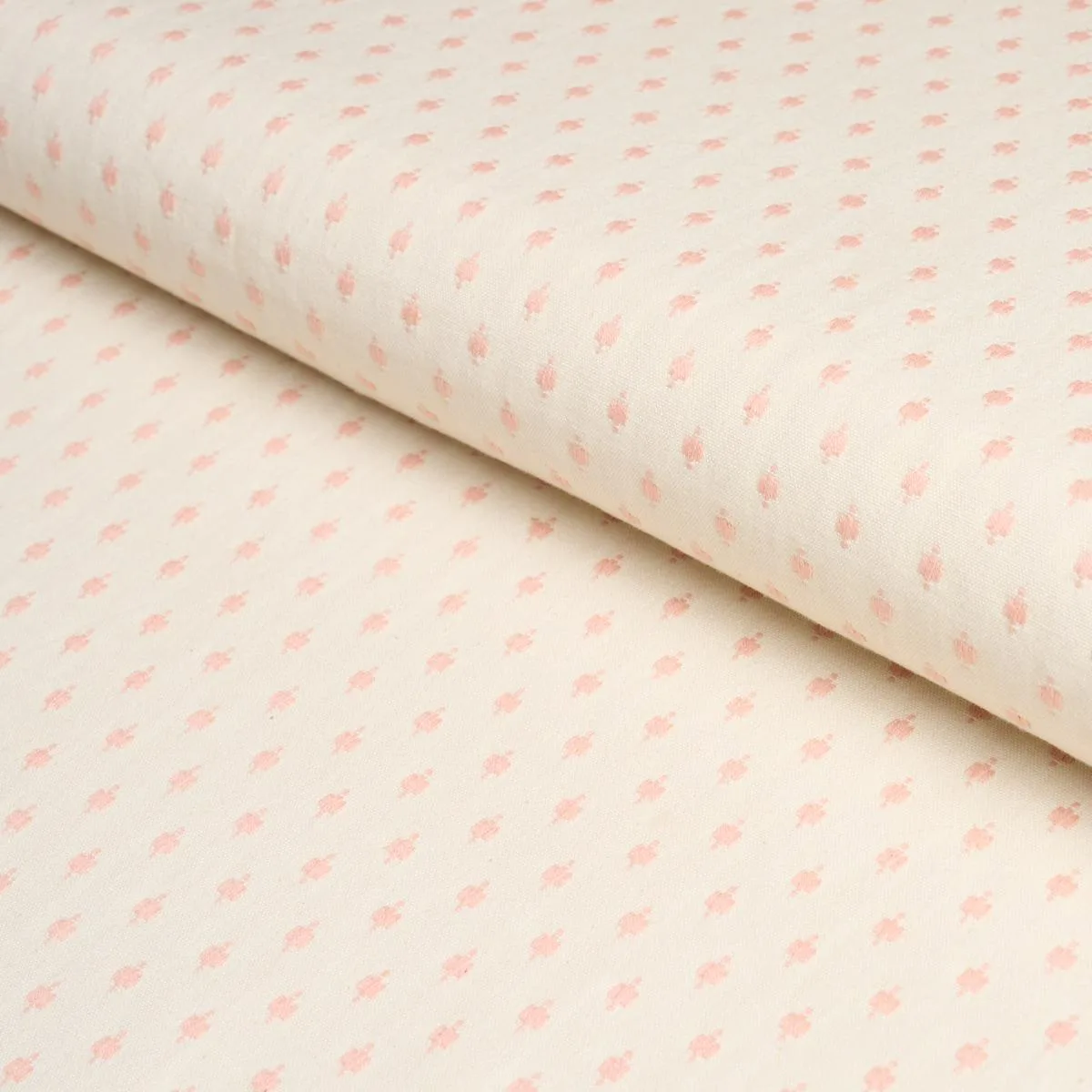 Schumacher 75530 Barlow Blush fabric swatch
