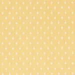 Schumacher 75534 Barlow Ivory On Yellow fabric swatch