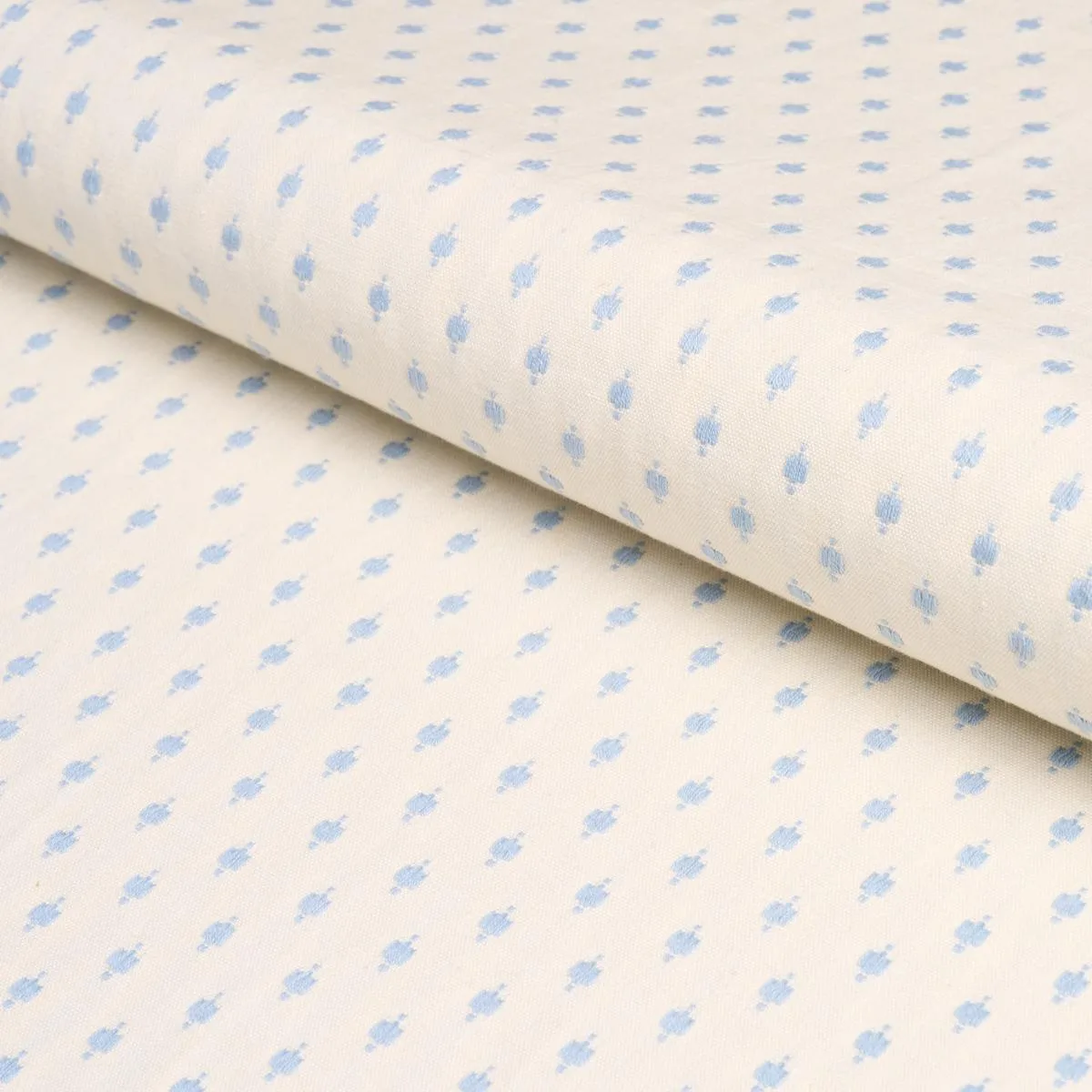 Schumacher 75532 Barlow Sky fabric swatch