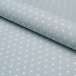Schumacher 75538 Barlow Soft Blue fabric swatch