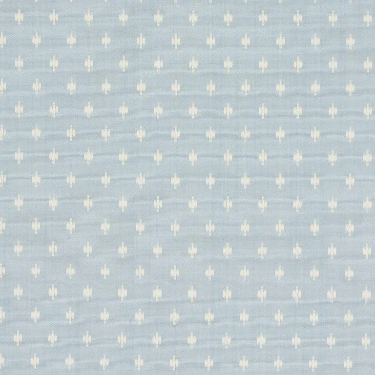 Schumacher 75538 Barlow Soft Blue fabric swatch