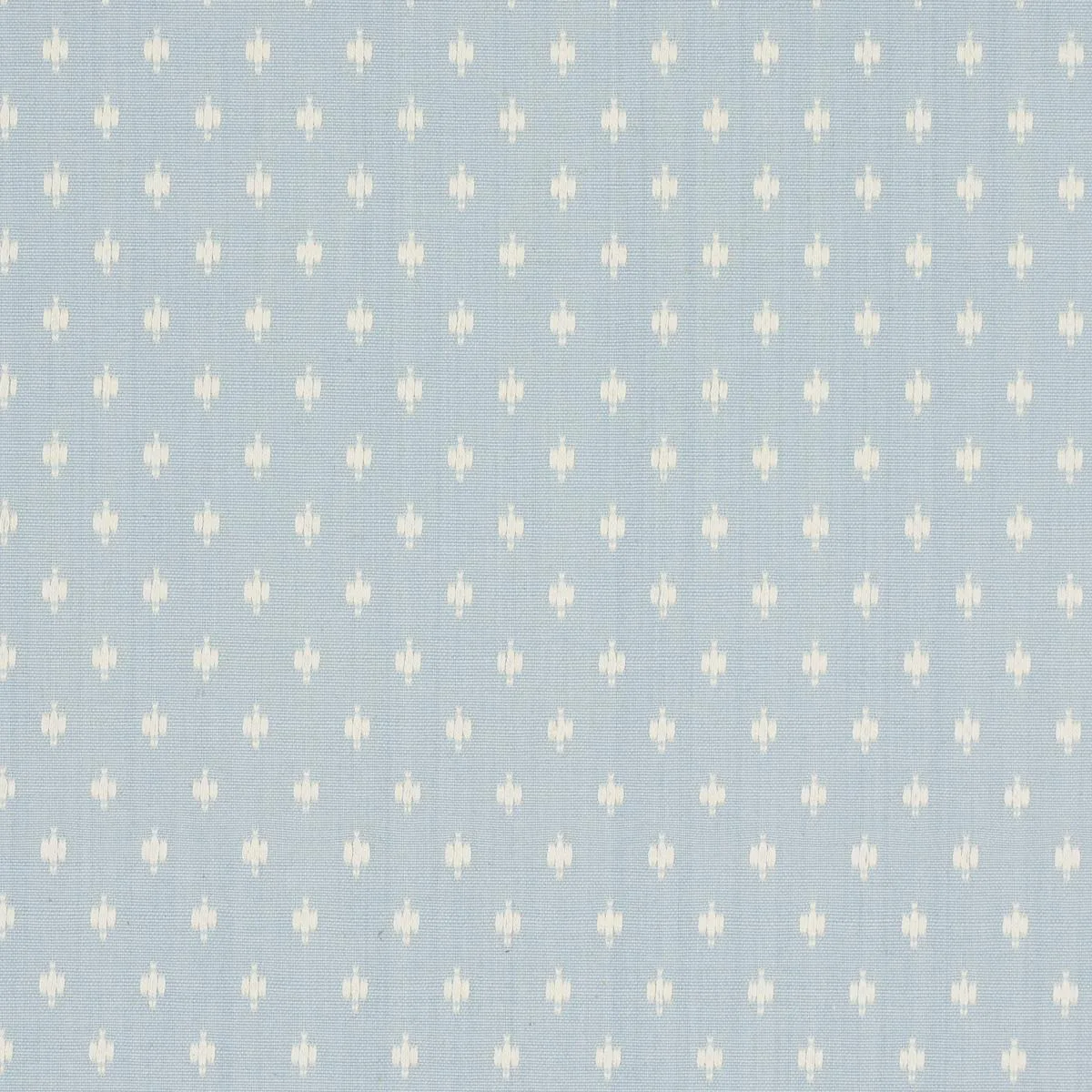 Schumacher 75538 Barlow Soft Blue fabric swatch