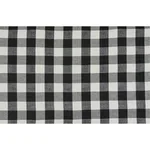 Schumacher 77552 Barnes Performance Check Black fabric swatch