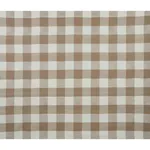 Schumacher 77551 Barnes Performance Check Natural fabric swatch