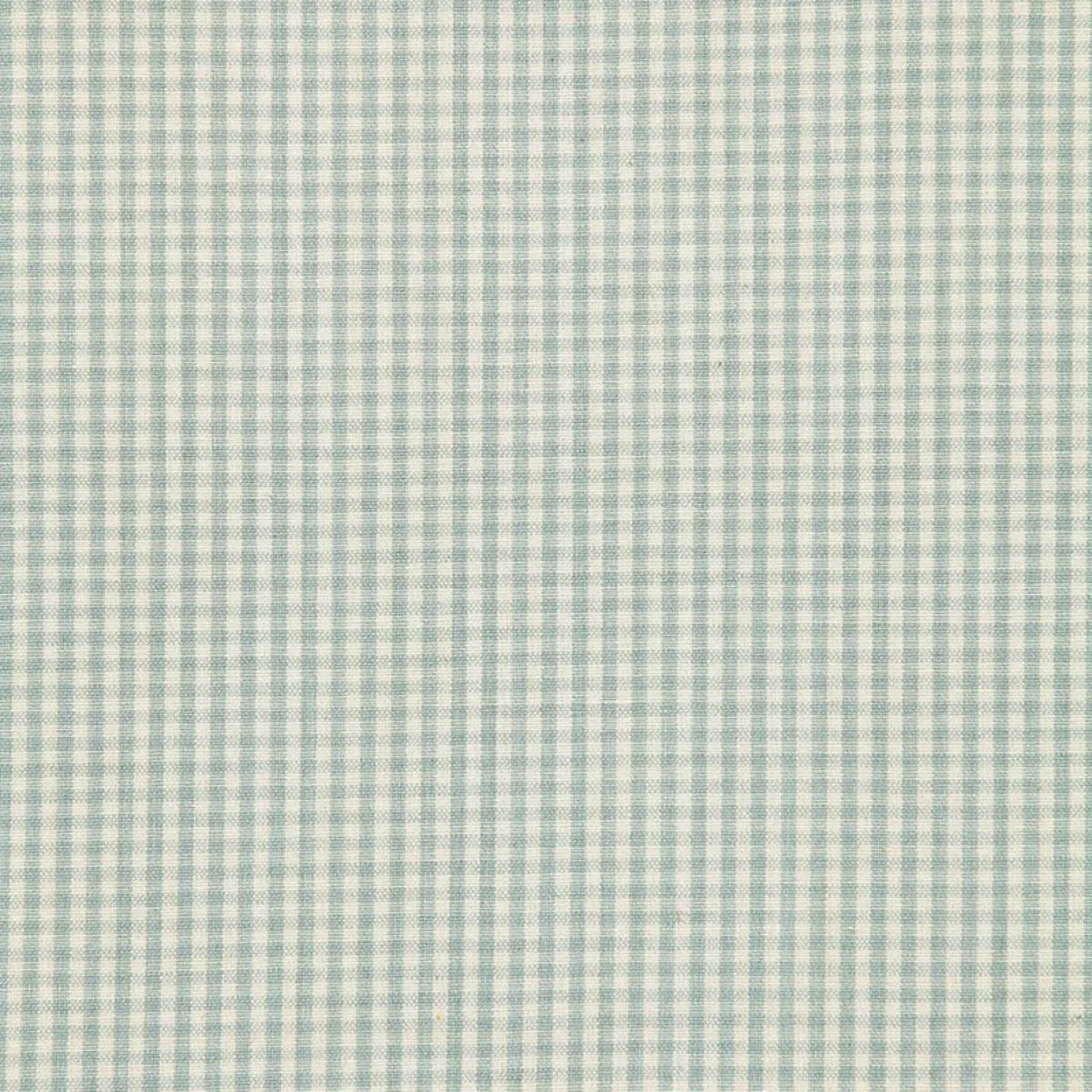 Schumacher 64622 Barnet Cotton Check Aqua fabric swatch