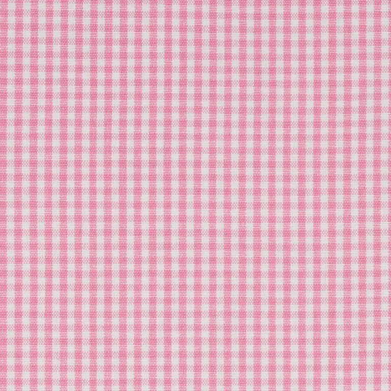 Schumacher 64649 Barnet Cotton Check Blush fabric swatch