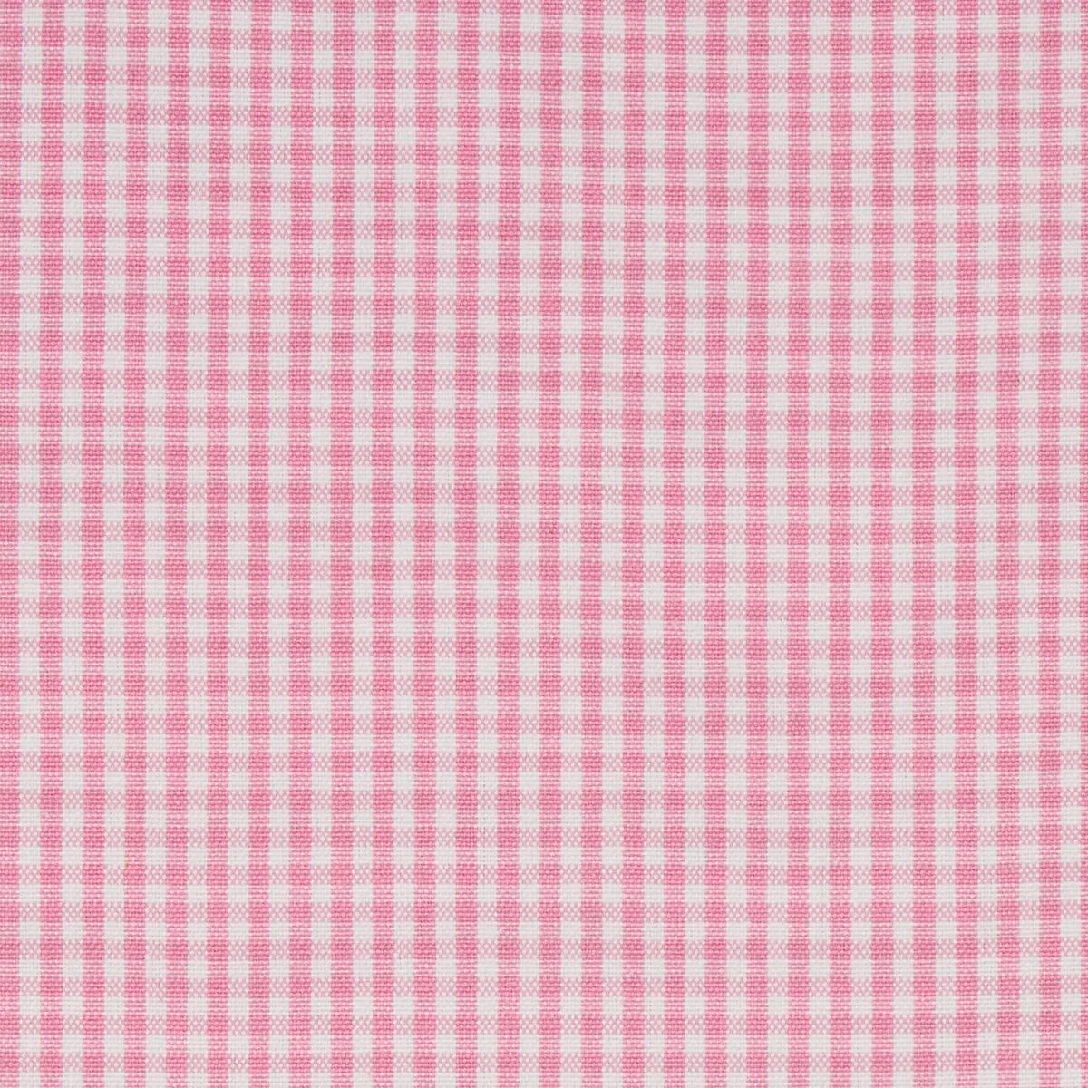 Schumacher 64649 Barnet Cotton Check Blush fabric swatch