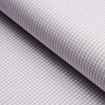 Schumacher 64648 Barnet Cotton Check Lilac fabric swatch