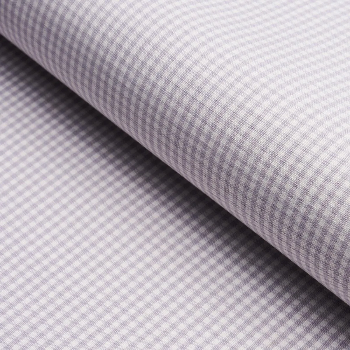 Schumacher 64648 Barnet Cotton Check Lilac fabric swatch