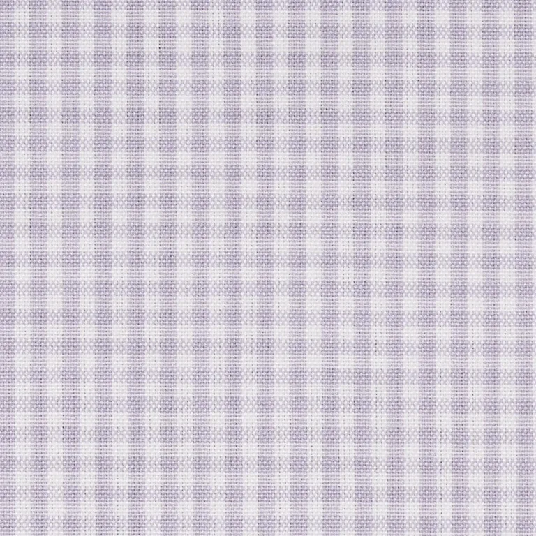 Schumacher 64648 Barnet Cotton Check Lilac fabric swatch