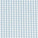 Schumacher 64629 Barnet Cotton Check Sky fabric swatch