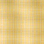 Schumacher 64639 Barnet Cotton Check Yellow fabric swatch