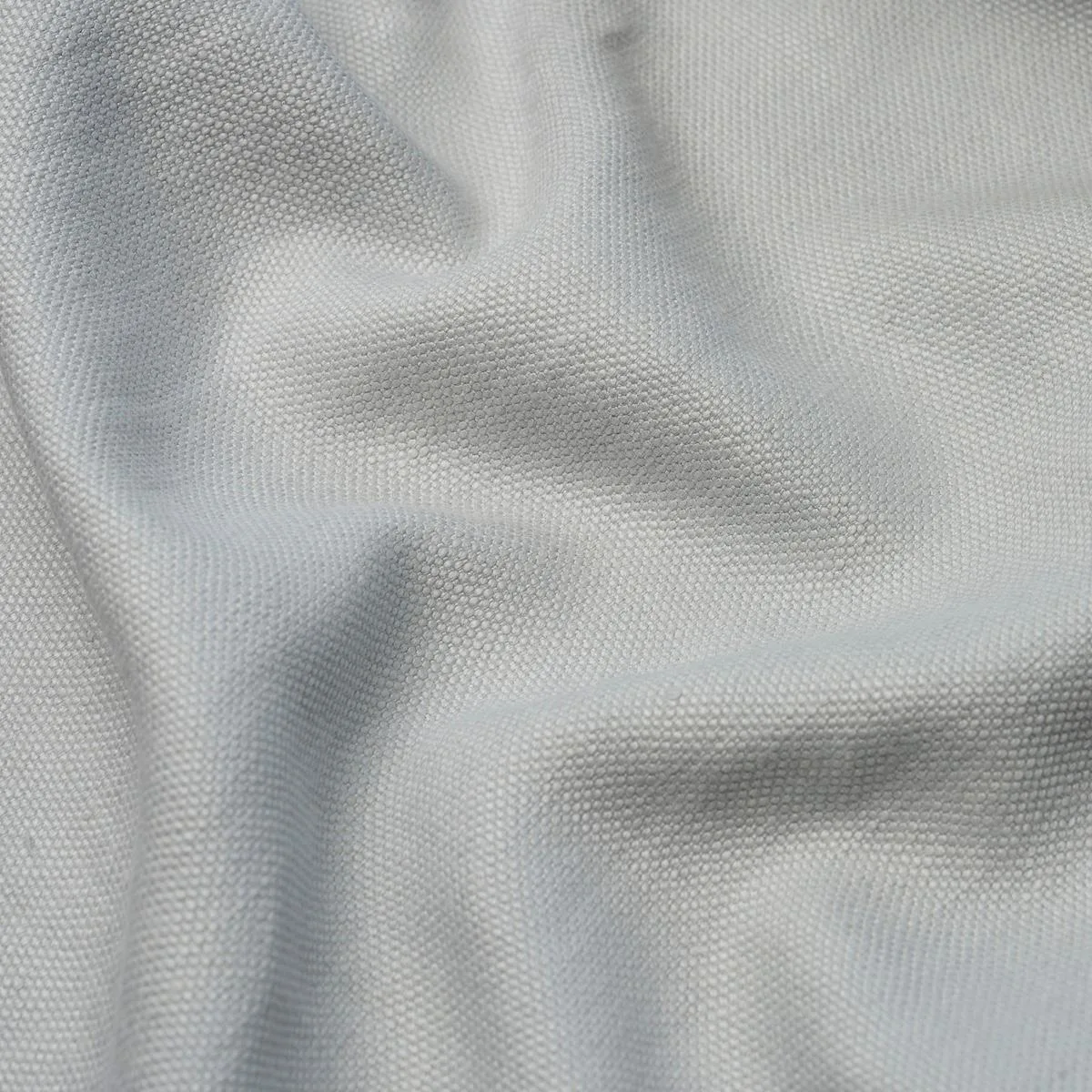 Schumacher 69390 Barnett Linen-Cotton Blend Ice fabric swatch