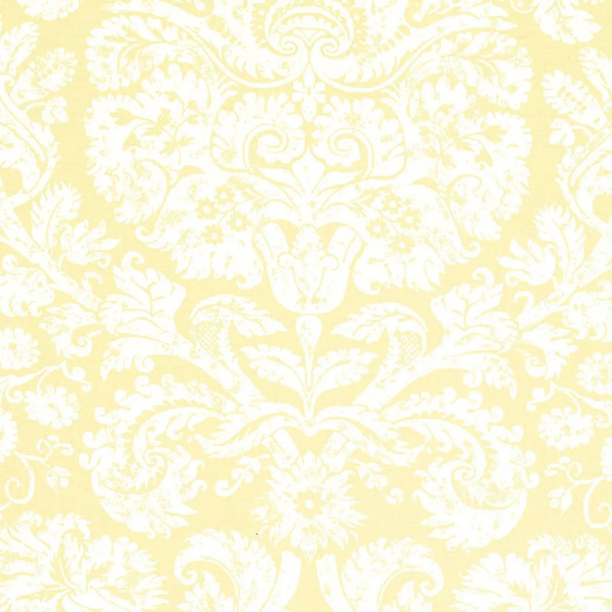 Schumacher 174130 Barresa Damask Maize fabric swatch