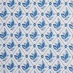 Schumacher 180570 Basile Trellis Porcelain fabric swatch