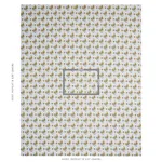 Schumacher 180572 Basile Trellis Yellow & Blue fabric swatch