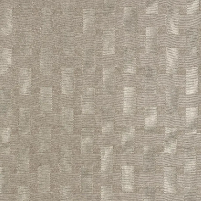 Schumacher 70101 Basketweave Sheer Taupe fabric swatch