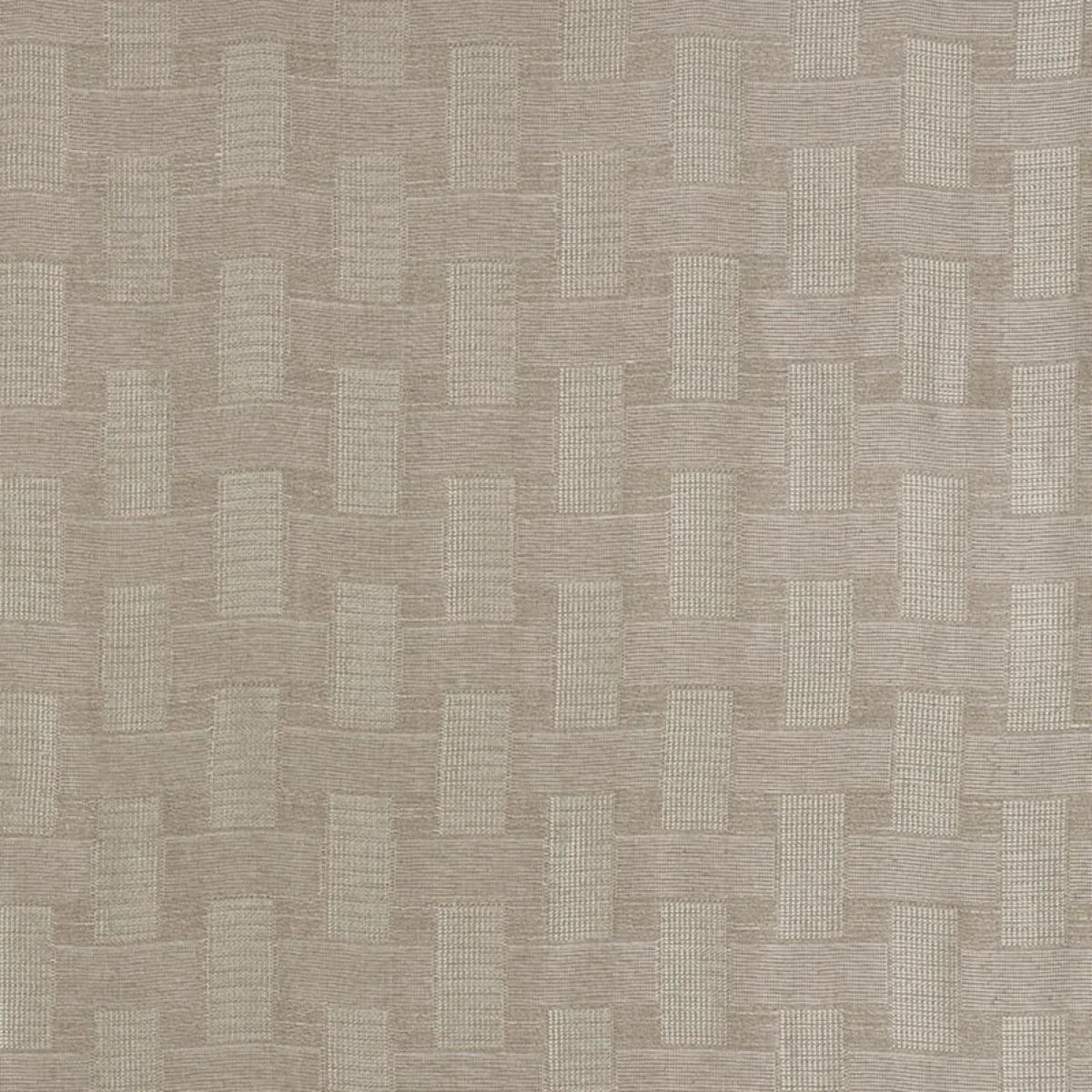Schumacher 70101 Basketweave Sheer Taupe fabric swatch