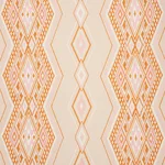 Schumacher 78151 Bayeta Embroidery Pink & Orange fabric swatch