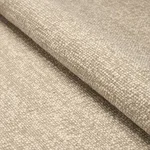 Schumacher 82370 Beacon Linen Wool Texture Natural fabric swatch