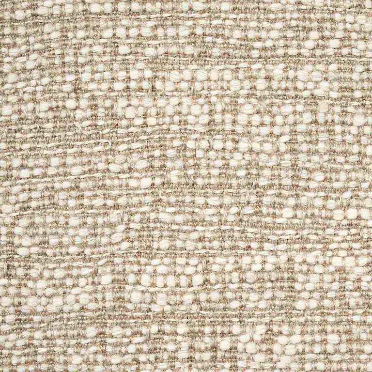 Schumacher 82370 Beacon Linen Wool Texture Natural fabric swatch