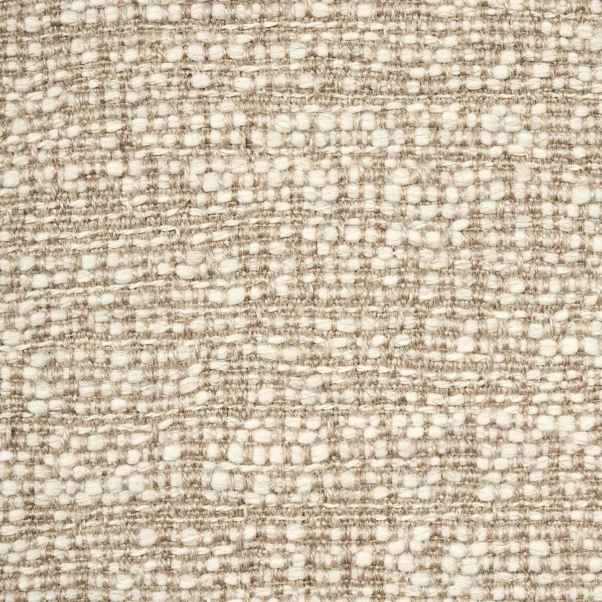Schumacher 82370 Beacon Linen Wool Texture Natural fabric swatch