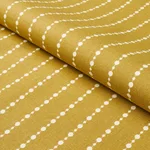 Schumacher 181431 Beaded Stripe Straw fabric swatch