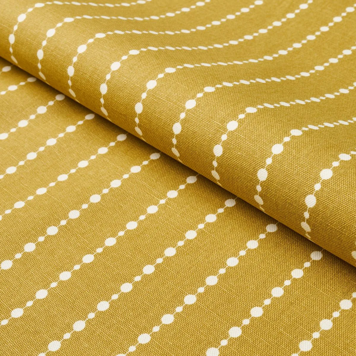 Schumacher 181431 Beaded Stripe Straw fabric swatch