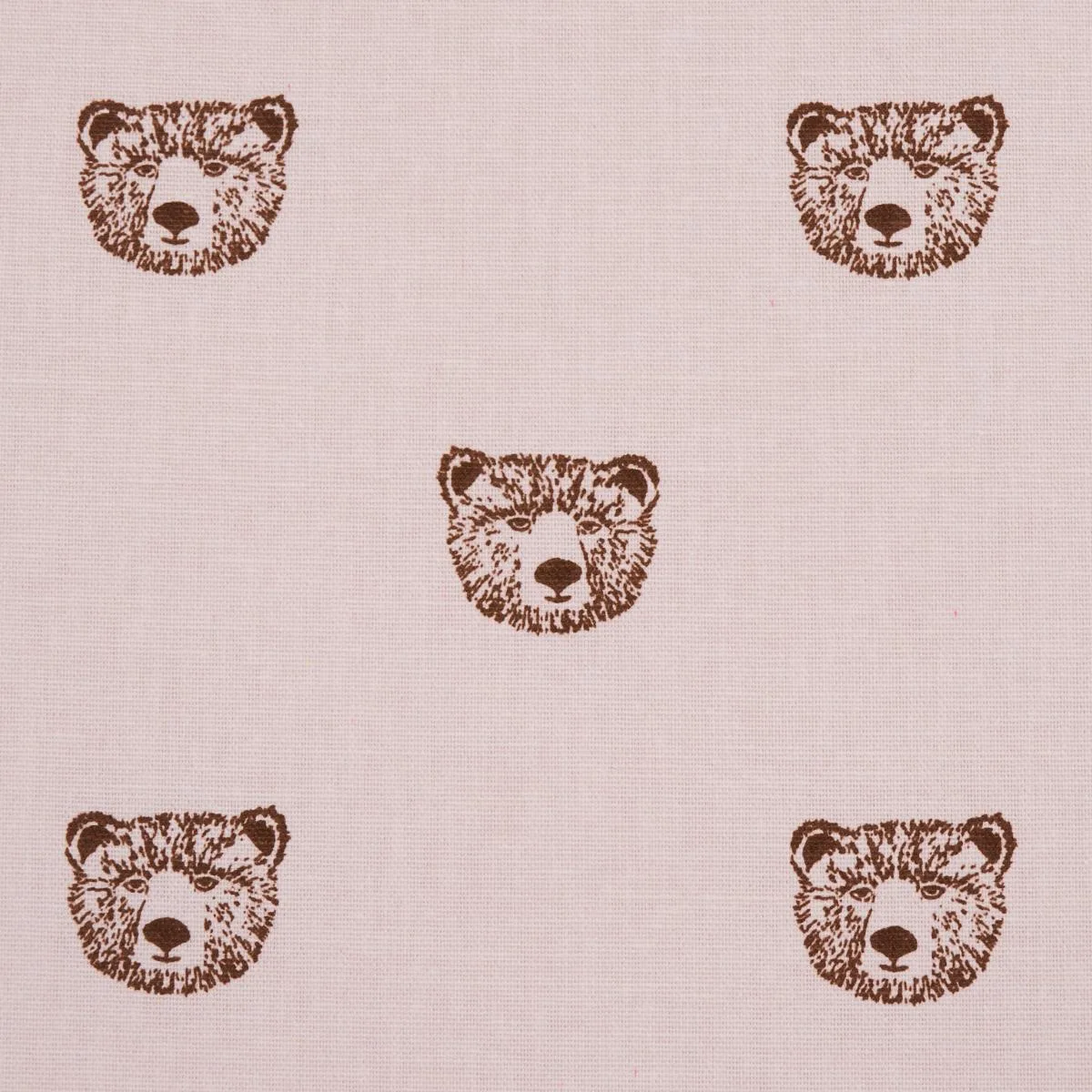 Schumacher 180471 Bear High Performance Print Blush fabric swatch