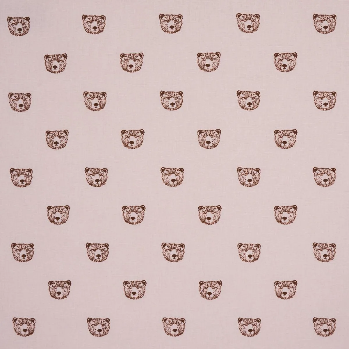 Schumacher 180471 Bear High Performance Print Blush fabric swatch