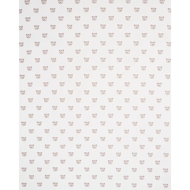 Schumacher 180470 Bear High Performance Print Ivory fabric swatch